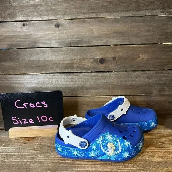 Crocs frozen deals light up